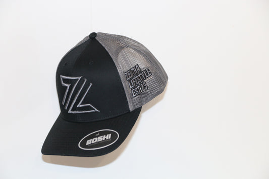 legacy grey / black cap